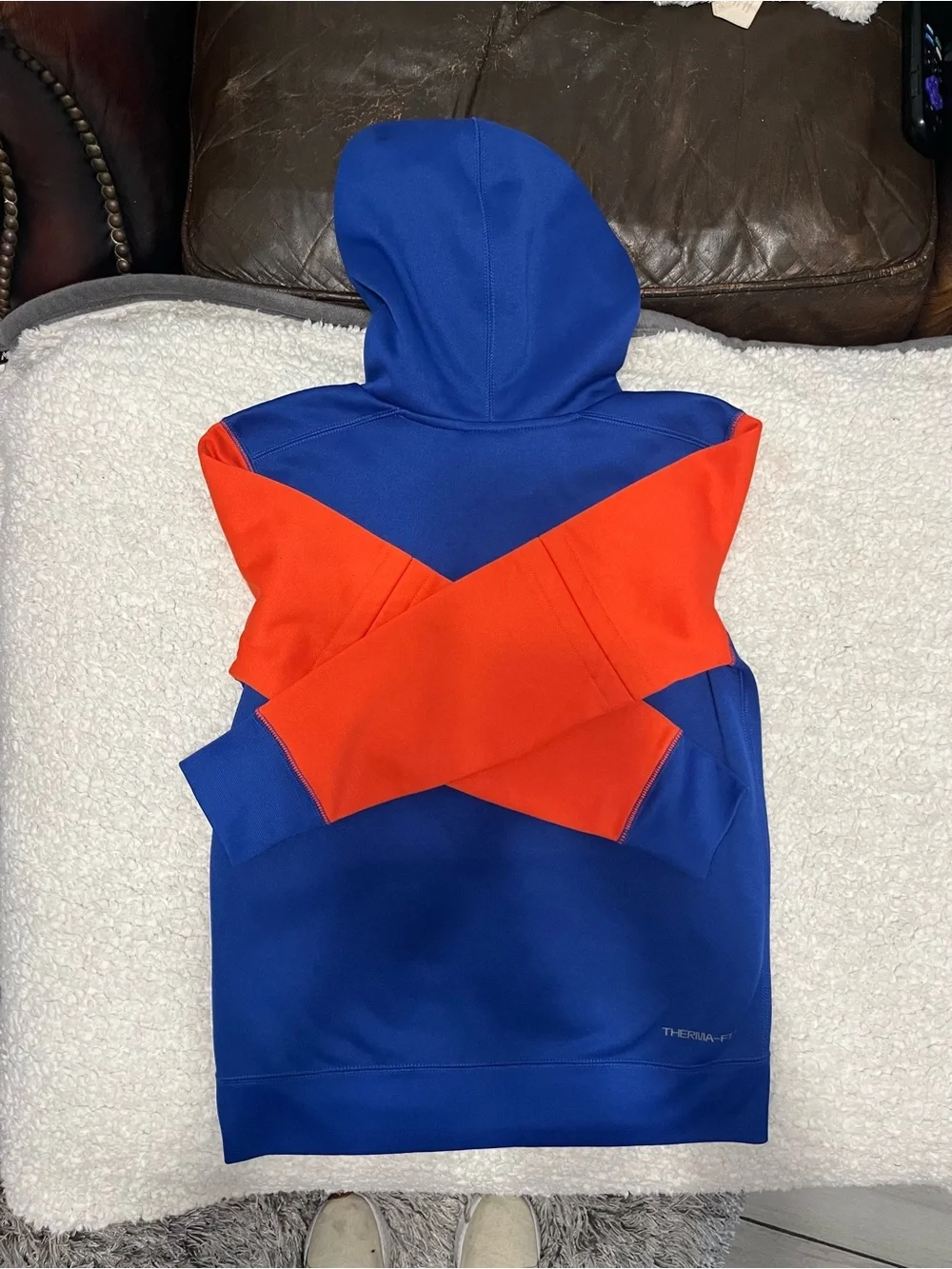 Nike New York Mets Hoodie - Blue & Orange